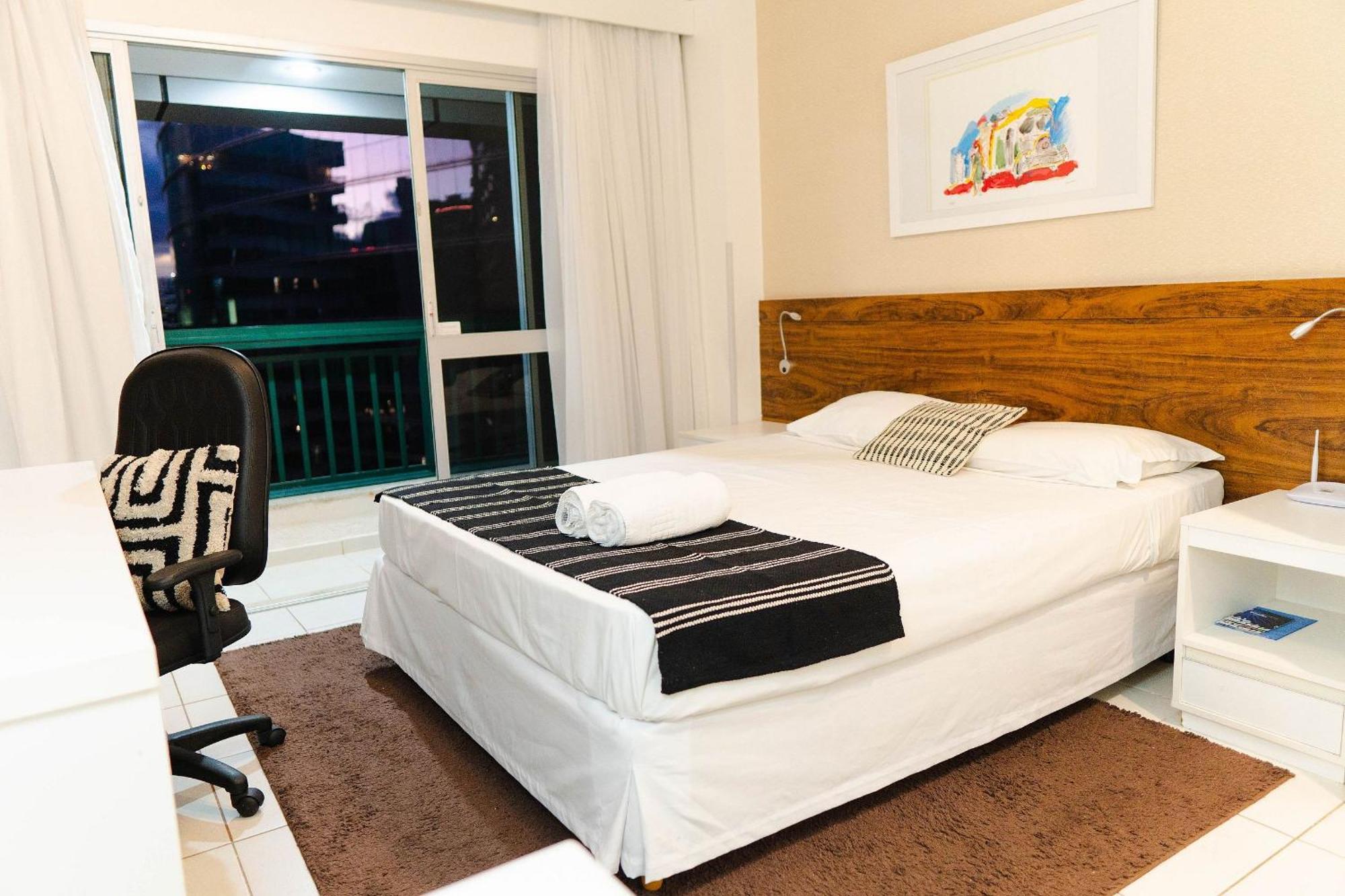 Apartamento V1318 Lindo Flat Aconchegante Em Andar Alto *