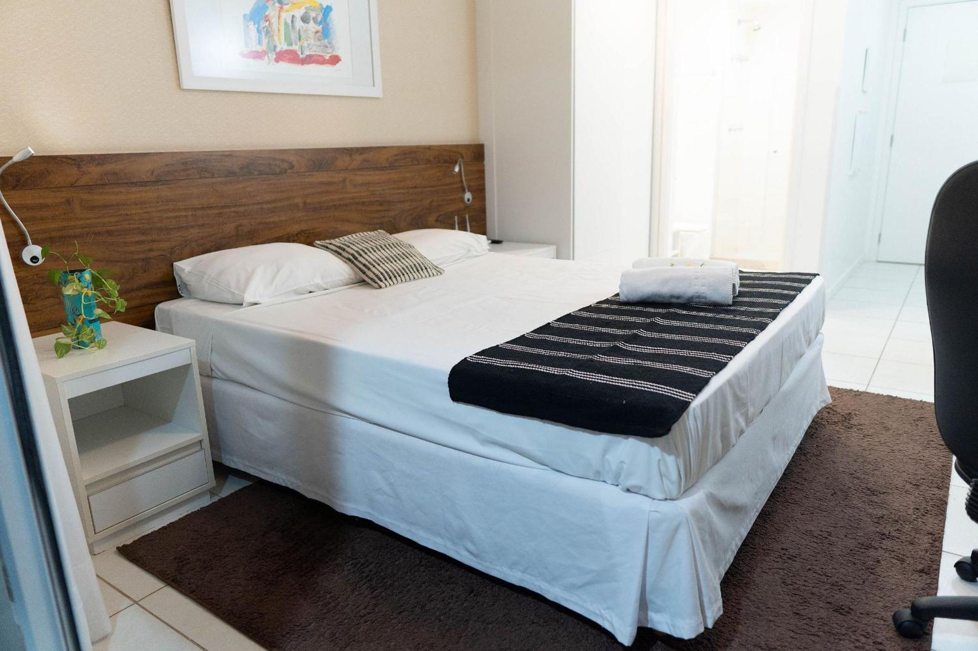 V1318 Lindo Flat Aconchegante Em Andar Alto Apartamento Brasilia